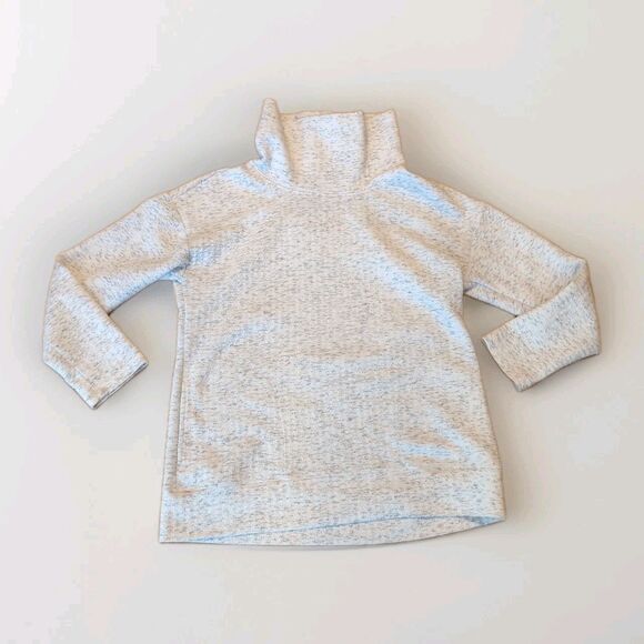 RBX Hoodie Sweatshirt Womens Medium Gray Heathered Cowl Neck Long Sleeve - Picture 1 of 7